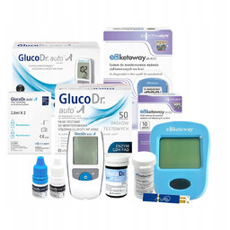 Zestaw Ketometr ebketoway + Płyny kontrolne GlucoDr +