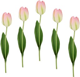 Sztuczne tulipany, w dotyku pąki tulipanów, bukiet tulipanów,