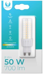 FOREVER LIGHT Żarówka LED RTV003580 8W G9