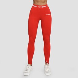GymBeam Damskie legginsy Simple Rouge Red