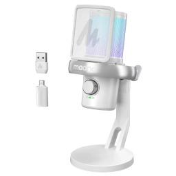 Maono DM40 Pro Bezprzewodowy Pojemnościowy Biały Mikrofon