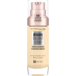 Maybelline Dream Radiant Liquid Podkład, 10 Ivory, 30