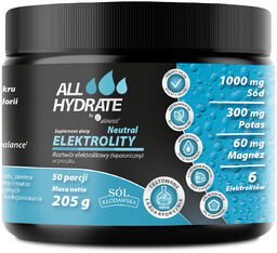 ALLHydrate Elektrolity, smak neutralny, 205 g