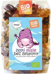 ŻELKI (MISIE) BEZ ŻELATYNY BIO 400 g BIOMINKI