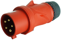 Wtyczka przenośna CEE 5P 32A IP54 400V Mennekes