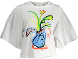 Damski stylowy t-shirt z nadrukiem od DESIGUAL