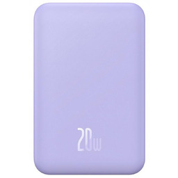Baseus Magnetic Mini 5000mAh 20W fioletowy