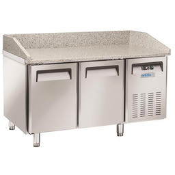 Stół chłodniczy do pizzy 128L 2-drzwiowy z blatem