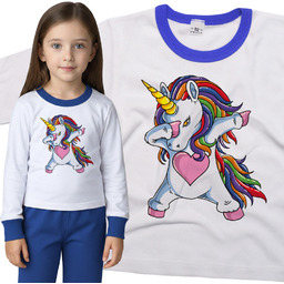 Piżama dziecięca Dabbing Unicorn Jednorożec 110/116