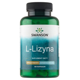 SWANSON Aminokwasy L-lizyna (100 kapsułek) Zyskaj