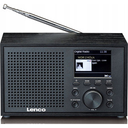 Radio sieciowo-bateryjne Dab+ Lenco DAR-017BK