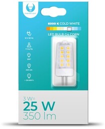 FOREVER LIGHT Żarówka LED RTV003667 3W G4