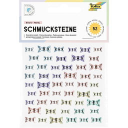 folia 12318 - Kamienie dekoracyjne BOWS PASTEL, 52