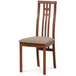 Krzesło do jadalni z litego drewna BC-2482, wiśnia,
