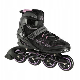 NA9157 Czarno-fioletowy Rozm. 45 Łyżworolki Nils E