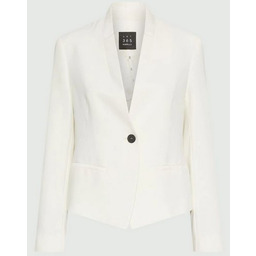 blazer damskie biały wełna