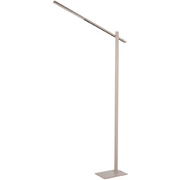Lampa podłogowa aluminiowa beżowa regulowana AZ6804 z serii