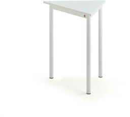 Biurko BORÅS TRIANGEL, 700x600x720 mm, biały laminat, biały