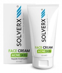 Krem do Twarzy Przeciwtrądzikowy, SOLVERX Acne Skin