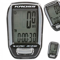Kross, Licznik bezprzewodowy, 312W, czarno-biały