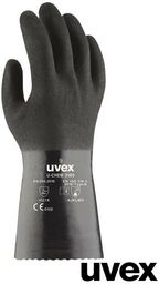 RUVEX-CHEM3100 - Rękawice ochronne z bawełny, powłoka NBR