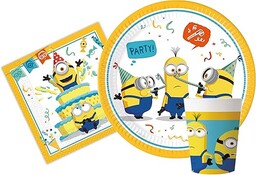 Party Tableware Set Minions The Rise of Gru