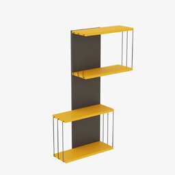 Półka Destan Yellow, żółty