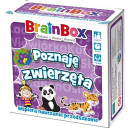 REBEL Gra karciana BrainBox Poznaję zwierzęta