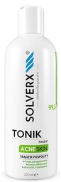 Tonik do Twarzy Przeciwtrądzikowy, SOLVERX Acne Skin, 200ml