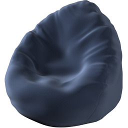 Worek do siedzenia, granatowy welwet, Ø60 x 105
