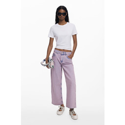 Jeansowe spodnie culotte