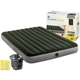 Materac Dmuchany Dwuosobowy 152x203x25 Intex 64779 + POMPKA
