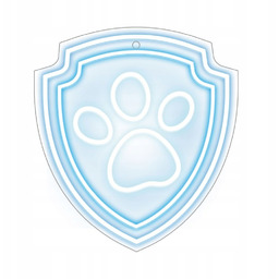 Wiszący neon Led na plexi Psi Patrol Łapa