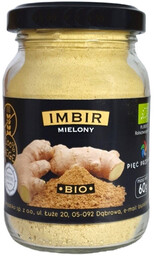Imbir mielony bezglutenowy 60 g - Pięć Przemian