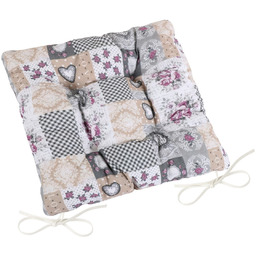 Bellatex Siedzisko DITA pikowane Patchwork love, 40 x