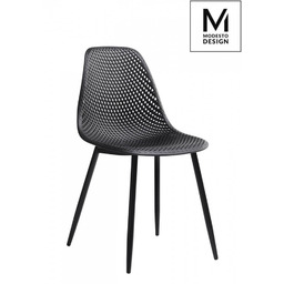 Ażurowe krzesło Tivo PM071H.BLACK King Home do kuchni