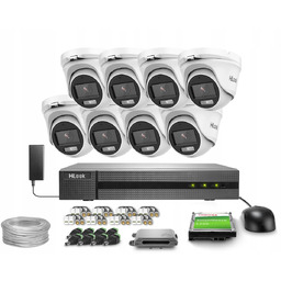 Zestaw Do Monitoringu 8X TVICAM-T5M-20DL 5MPX IR20M IP66