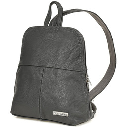 Plecak skórzany szara torebka elegancka poręczna Beltimore 021