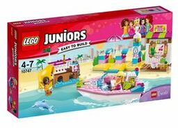 LEGO Juniors, klocki, klocki, Wakacje na plaży, 10747