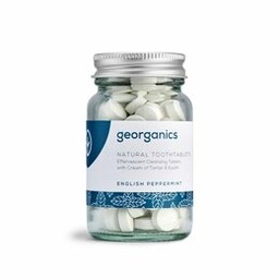 Georganics, naturalne tabletki do mycia zębów English Peppermint,
