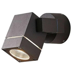 Lampa Zewnętrzne Lucande, Kavuna, ściemnialny, czarny, balkon, aluminium,