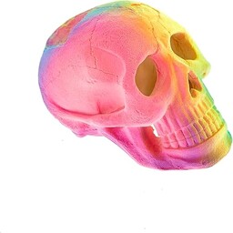 Klasyczna fluorescencyjna czaszka, 9 cm