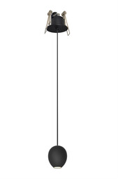 Azzardo OVUM 1 PENDANT DOWNLIGHT BLACK 3096