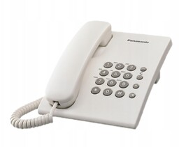 Telefon Przewodowy Stacjonarny Panasonic Biały