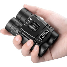 POLDR 8x21 Small Compact Lightweight Binoculars for Adults