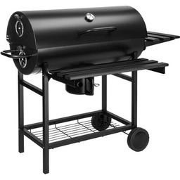 GOCKOWIAK Grill węglowy Barel Zamykany, dwa ruszty, popielnik,