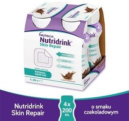 Nutridrink Skin Repair czekolada, 4x200ml (dawniej Cubitan)