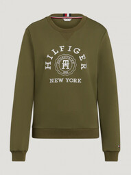 Tommy Hilfiger Equestrian Bluza EVANS GRAPHIC UTILITY OLIVE