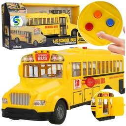 Interaktywny Autobus Szkolny Światła Dźwięki Otwierane Drzwi Napęd