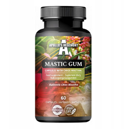 Apollo''s Hegemony Mastic Gum 60 kaps. MASTIKA, TRAWIENIE